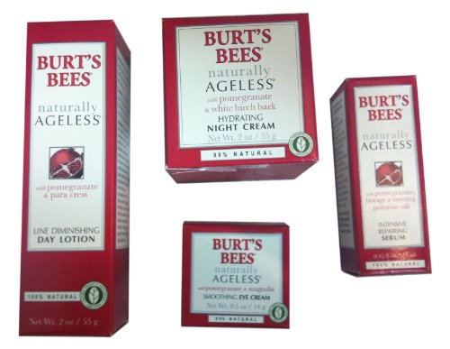 0045635045279 - BURT'S BEES NATURALLY AGELESS 4 PIECE SET