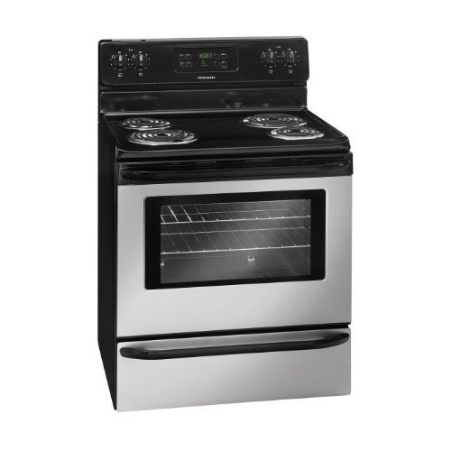 0045635513938 - FRIGIDAIRE FFEF3018LB 30 FREESTANDING ELECTRIC RANGE WITH 4 RADIANT ELEMENTS, 5.3 CU. FT. SELF-CLEAN, STORE-MORE STORAGE DRAWER, SPACEWISE EXPANDABLE ELEMENT, AND READY-SELECT CONTROLS IN BLACK