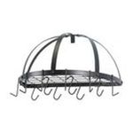 0045642140554 - OLD DUTCH HALF-ROUND WALL MOUNTED OILED BRONZE POT RACK