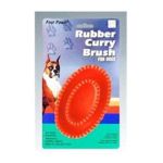 0045663005702 - RUBBER CURRY BRUSH FOR DOGS 1 BRUSH