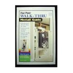 0045663570156 - FOUR PAWS METAL WALK THRU GATE 41 TALL GATE 41 IN