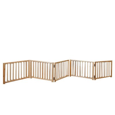 0045663572051 - FOUR PAWS FREE STANDING GATE FOR SMALL PETS: 5 PANEL FREE STANDING GATE - (FITS