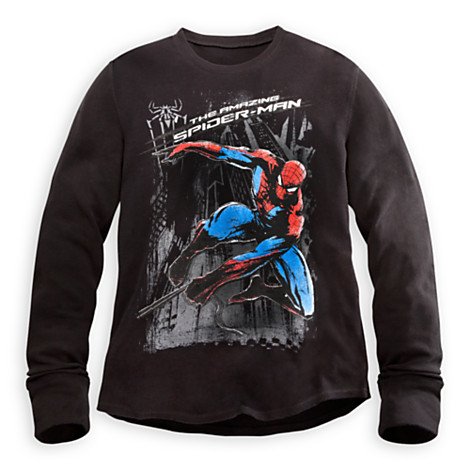 4571286144260 - DISNEY MARVEL UNIVERSE THE AMAZING SPIDER-MAN THERMAL TEE FOR MEN SIZE XL