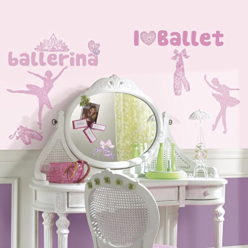 4571375632036 - WALL STICKER BALLET WITH GLITTER (JAPAN IMPORT)