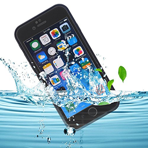 4571475220492 - ABSOLUTE IPHONE 6PLUS 6SPLUS WATERPROOF CASE, FULL SEALED SUPER SLIM & LIGHT FIT UNDERWATER 3M/30MIN SHOCKPROOF DIRT PROOF SNOW PROOF SHOCK-ABSORPTION PROTECTIVE CASE COVER FOR IPHONE 5.5,BLACK