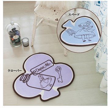 4573397573083 - DISNEY ALICE ACCENT MAT (SPADE SB-21) NEW FROM JAPAN F/S