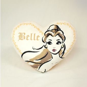 4573397574066 - DISNEY BELL HEART CUSHION NEW FROM JAPAN F/S