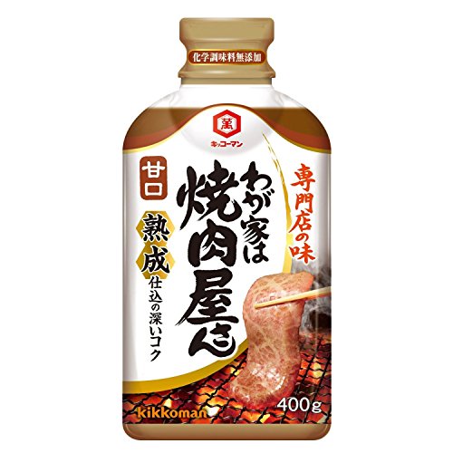 4582401771179 - KIKKOMAN YAKINKUYA'S SAUCE FOR JAPANESE -STYLED GRILLED MEAT MILD 400G