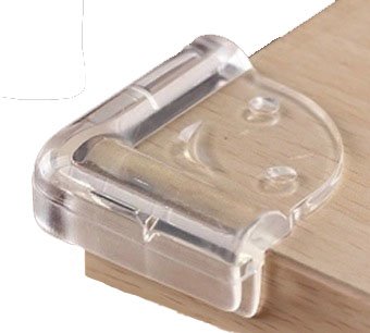 4589903445713 - DAMPER MOLDED SHOCK-ABSORBING SUPER ELASTICITY CORNER CUSHION CORNER PAD 12 PIECES (3M WITH DOUBLE-SIDED MOUNTING SEAL) TRANSPARENT TYPE