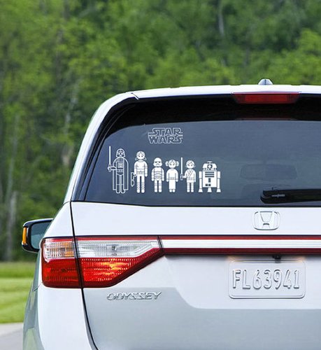 0045929993828 - STAR WARS FAMILY DECALS