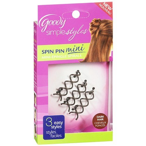 4600602000208 - GOODY SIMPLE STYLES SPIN PIN MINI 3 EACH