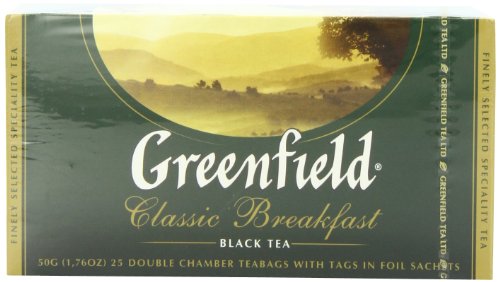4605246003547 - GREENFIELD TEA, CLASSIC BREAKFAST, 25 COUNT