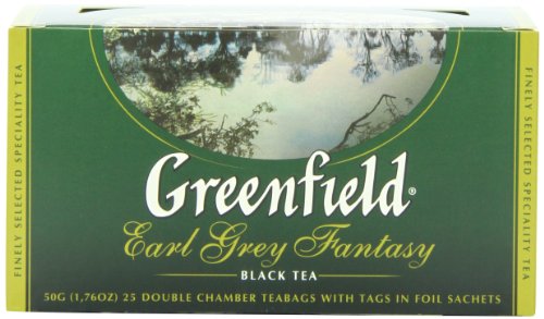 4605246004278 - GREENFIELD TEA, EARL GREY FANTASY, 25 COUNT
