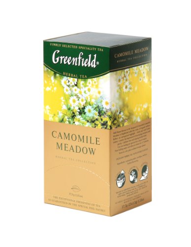 4605246005237 - GREENFIELD TEA, CAMOMILE MEADOW, 25 COUNT
