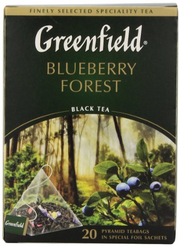 4605246009020 - GREENFIELD TEA, BLUEBERRY FOREST, 20 COUNT