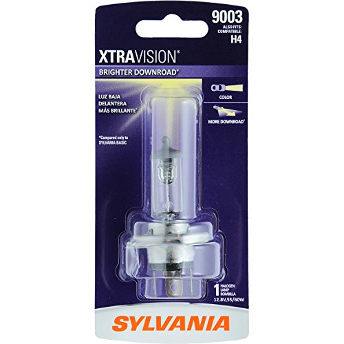 0046135322051 - SYLVANIA 9003 (ALSO FITS H4) XTRAVISION HALOGEN HEADLIGHT BULB, (PACK OF 1)