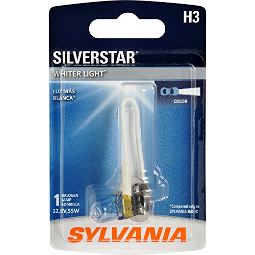 0046135396991 - SYLVANIA H3 SILVERSTAR HIGH PERFORMANCE HALOGEN FOG BULB, (PACK OF 1)