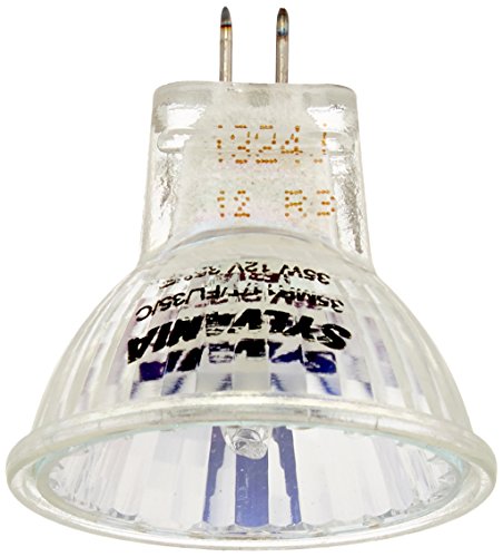 0046135551116 - SYLVANIA TUNGSTEN HALOGEN LAMP TRU-AIM / LIGHT BULB REFLECTOR DICHROIC MR11 / BI-PIN BASE GU4 / 35 WATT / 3000K - WARM WHITE