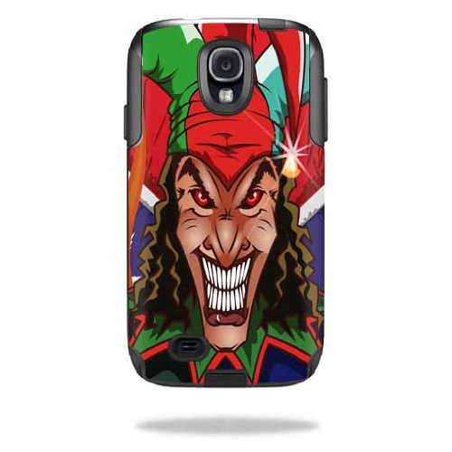 0046144080348 - MIGHTYSKINS PROTECTIVE VINYL SKIN DECAL COVER FOR OTTERBOX COMMUTER SAMSUNG GALAXY S4 CASE WRAP STICKER SKINS JOLLY JESTER