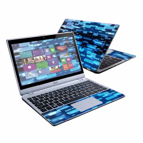 0046144101128 - MIGHTYSKINS PROTECTIVE SKIN DECAL COVER FOR ACER ASPIRE V5-122P LAPTOP WITH 11.6 TOUCH SCREEN WRAP STICKER SKINS SPACE BLOCKS