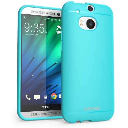0046144969629 - HTC ONE M8 CASE, SUPCASE PREMIUM ULTRA SLIM FIT SOFTGEL FLEXIBLE TPU CASE FOR HTC ONE M8 (2014 RELEASE), BLUE