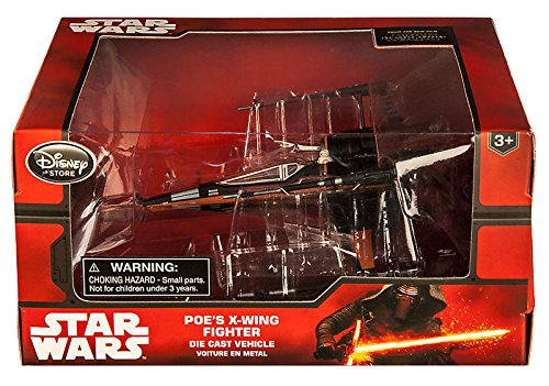 4617227740877 - DISNEY STAR WARS THE FORCE AWAKENS POE'S X-WING FIGHTER DIECAST VEHICLE