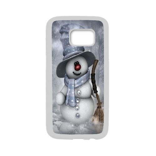 4629316258675 - GENERIC SNOWMAN DESIGN HARD BACK COVER CASE FOR SAMSUNG GALAXY S7