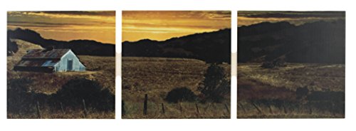 0046308407325 - WALNUT HOLLOW INGRAINED ART WITH 3 PANELS, COUNTRY SUNSET