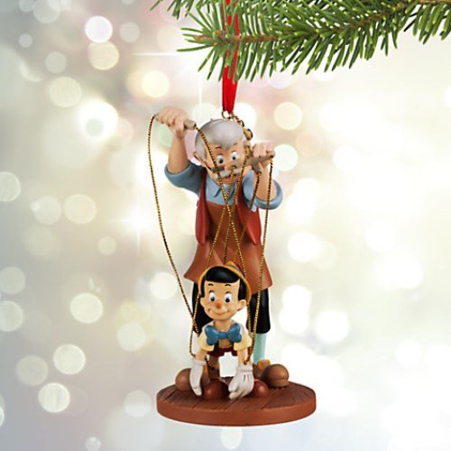 4643426193350 - DISNEY PINOCCHIO AND GEPPETTO SKETCHBOOK ORNAMENT - YOU GOTTA PULL STRINGS - 2015