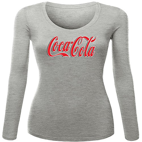 4645523057627 - COCA COLA LOGO FOR 2016 WOMENS PRINTED LONG SLEEVE TOPS T SHIRTS