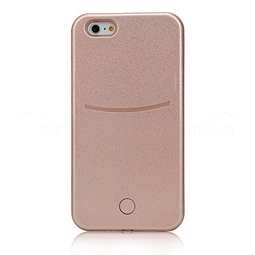 4646723673242 - NEWEST LUMINOUS BACK COVER LED LIGHT UP SELFIE PHONE CASE FOR IPHONE 6 6S PLUS (6/6S ROSE GOLD)