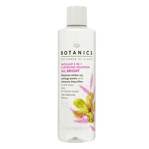 4650057300163 - BOOTS BOTANICS ALL BRIGHT MICELLAR 3 IN 1 CLEANSING SOLUTION 8.45 FL OZ