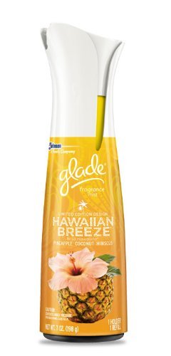 0046500747083 - GLADE EXPRESSIONS ~ HAWAIIAN BREEZE (COCONUT PINEAPPLE & HIBISCUS SCENT) ~ LIMITED EDITION FRAGRANT ROOM MIST STARTER KIT ~ QUANTITY 1