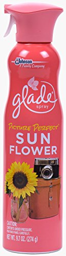 0046500763847 - GLADE PREMIUM AIR FRESHENER SPRAY - PICTURE PERFECT - SUN FLOWER - NET WT. 9.7 OZ (274 G) PER CAN - ONE CAN