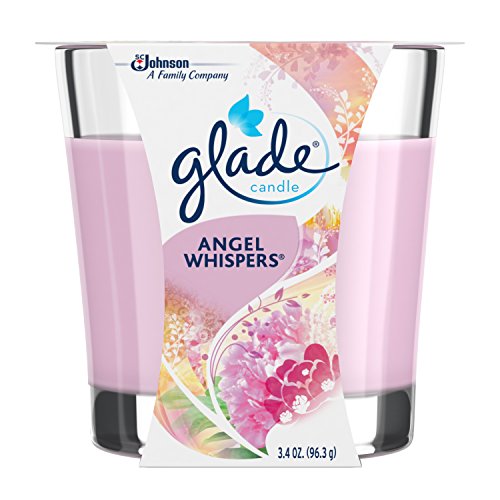 0046500769504 - GLADE JAR CANDLE AIR FRESHENER, ANGEL WHISPERS, 3.4 OUNCE