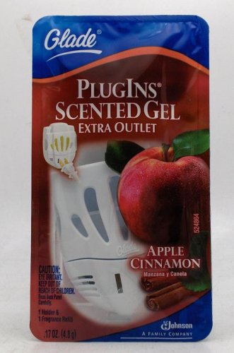 0046500914171 - GLADE PLUGINS SCENTED GEL EXTRA OUTLET ~APPLE CINNAMON