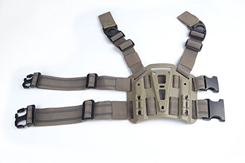 4659752021007 - TACTICAL HOLSTER LEG RIGHT HAND PADDLE WITH MAGAZINE AND FLASHLIGHT POUCH FOR SIG 220/226/228/229 P226 (TAN)