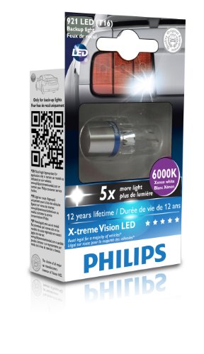 0046677716691 - PHILIPS 921 T16 RETROFIT X-TREMEVISION LED EXTERIOR LIGHT (PACK OF 1)