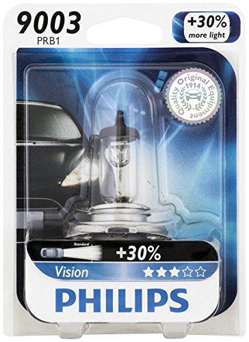 0046677717094 - PHILIPS 9003 VISION UPGRADE HEADLIGHT BULB, 1 PACK