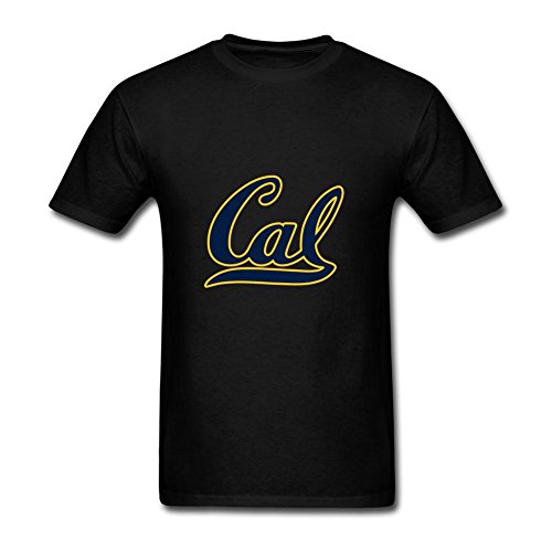4670299821486 - MEN'S UNIVERSITY OF CALIFORNIA BERKELEY CAL LOGO NCAA T SHIRTS SHORT BLACK L