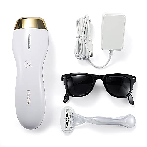 0046728410691 - PINKZIO IPL HAIR REMOVAL AT-HOME FOR WOMEN,UPGRADED UNLIMITED FLASHES PERMANENT PAINLESS HAIR REMOVAL DEVICE,WITH 5 ENERGY LEVELS FDA CLEARED REDUCTION IN HAIR REGROWTH FOR FACIAL BIKINI BODY