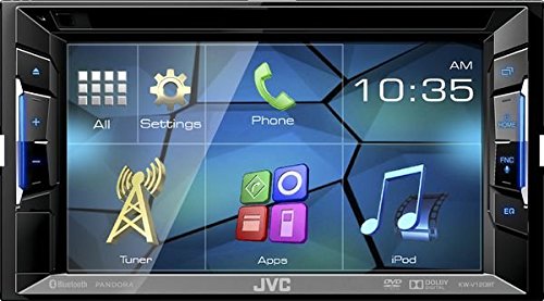 0046838073502 - JVC KWV120BT BLUETOOTH DVD/CD/USB RECEIVER WITH 6.2 WVGA TOUCH PANEL MONITOR