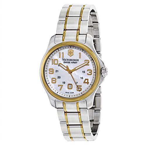 0046928006274 - VICTORINOX SWISS ARMY WOMEN'S 241364 OFFICERS LADIES MOTHER-OF-PEARL DIAL WATCH