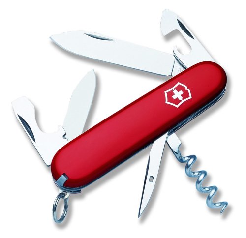 0046928531318 - VICTORINOX SWISS ARMY TOURIST POCKET KNIFE (RED)