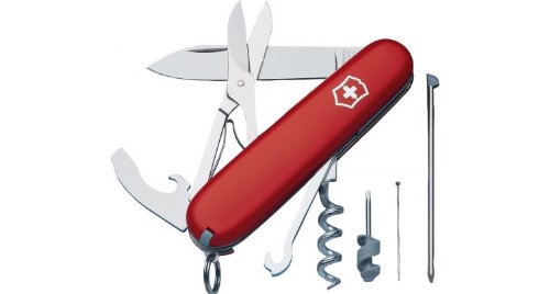 0046928549412 - VICTORINOX SWISS ARMY COMPACT POCKET KNIFE (RED)