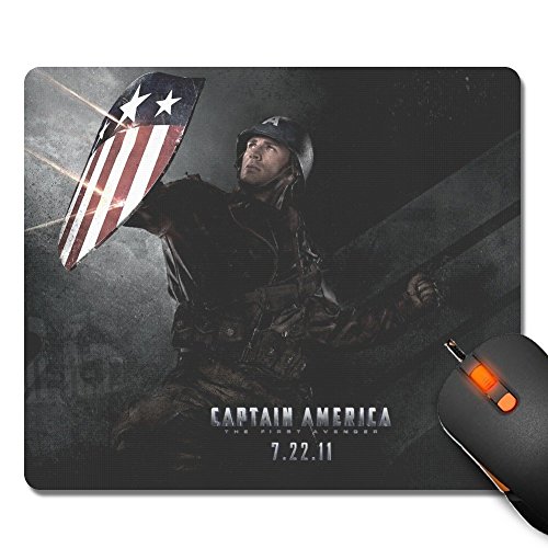 4694643426639 - CUSTOMIZED MOUSE PAD, CAPTAIN AMERICA MOUSE PADS - NATURAL RUBBER - HIGH QUALITY - GAMING MOUSEPADS
