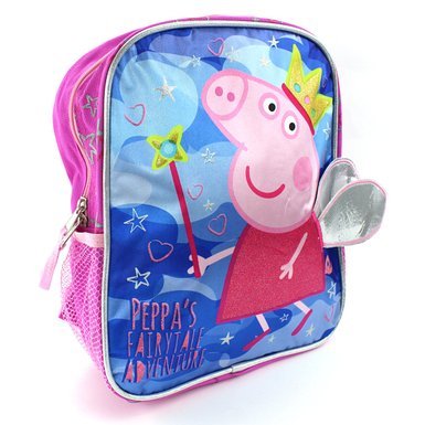 4712534900256 - PEPPA PIG KIDS GIRLS SCHOOL BACKPACK PINK PEPPA'S FAIRYTALE ADVENTURES