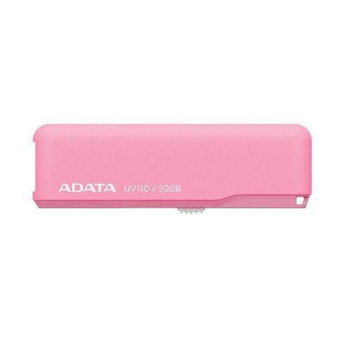 4713435794968 - ADATA DASH DRIVE AUV110-32G-RPK 32GB USB 2.0 RETRACTABLE FLASH DRIVE (PINK)