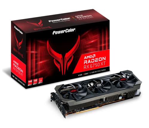 4713436174264 - POWERCOLOR RED DEVIL AMD RADEON RX 6750 XT GRAPHICS CARD WITH 12GB GDDR6 MEMORY