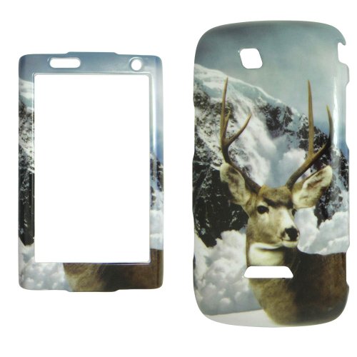 4714004614250 - SAMSUNG SIDEKICK 4G T839 T-MOBILE - DEER SNOW AND MOUNTAIN SCEEN HARD CASE, COVER, SNAP ON, FACEPLATE